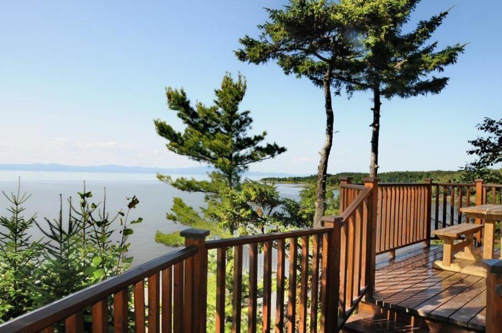 Camping & Chalets De La Demi-Lieue Hotel Saint-Jean-Port-Joli ภายนอก รูปภาพ